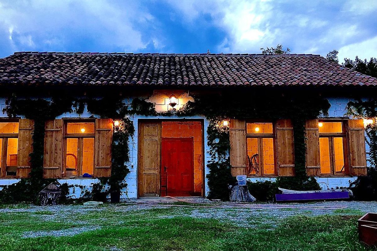 The cellar at Nikalas Marani winery