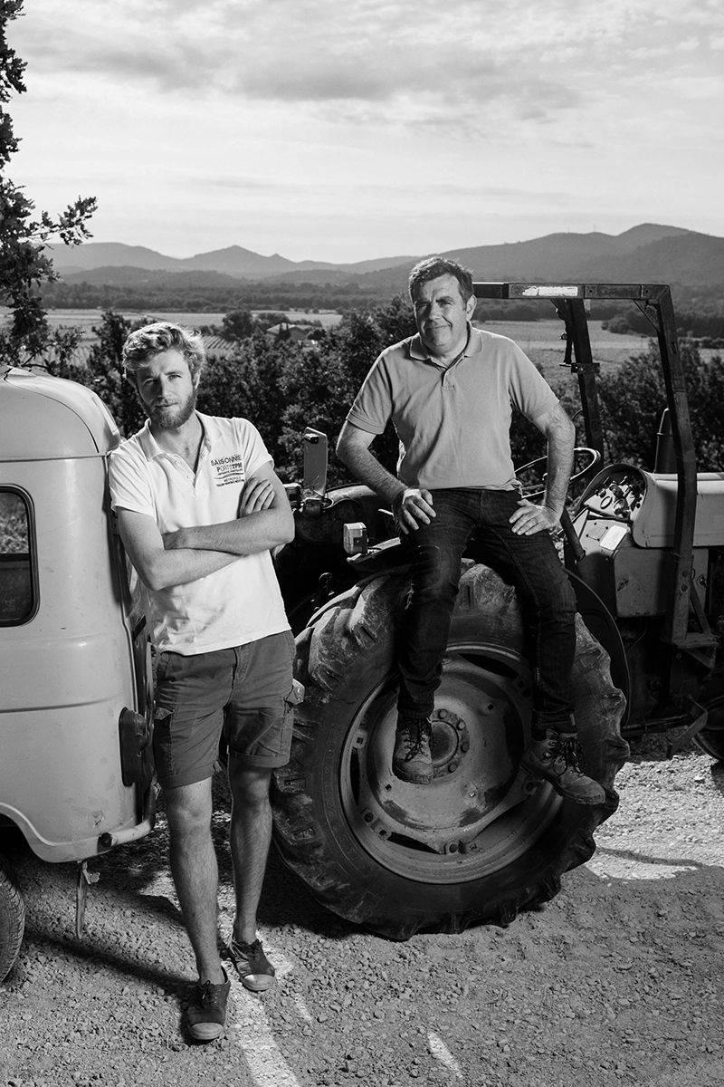 Jean-Christophe Comor and Marin at Domaine des Terres Promises