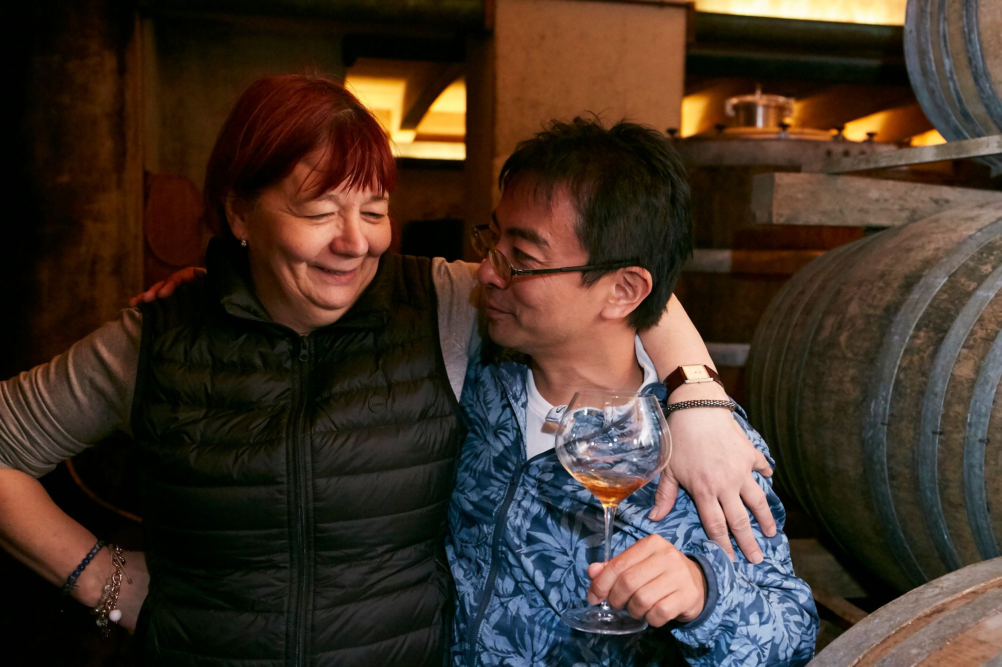 Hisato Ota and winemaker Susanna Radikon