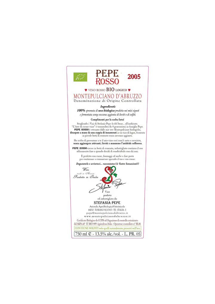 PEPE   ROSSO - Master