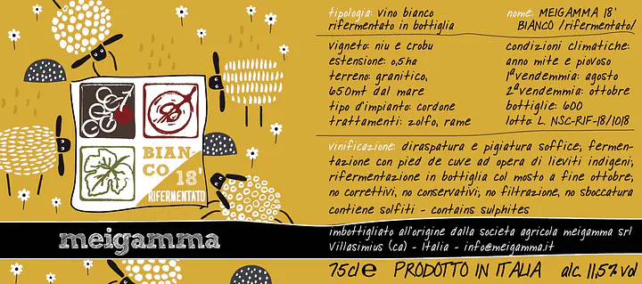 Meigamma 18’ Bianco Rifermentato - Master