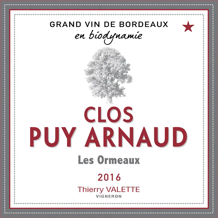 Cuvée Les Ormeaux - Master