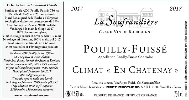 Pouilly-Fuissé "En Chatenay" La Soufrandière - Master