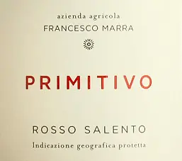 PRIMITIVO ROSSO SALENTO IGP - Master