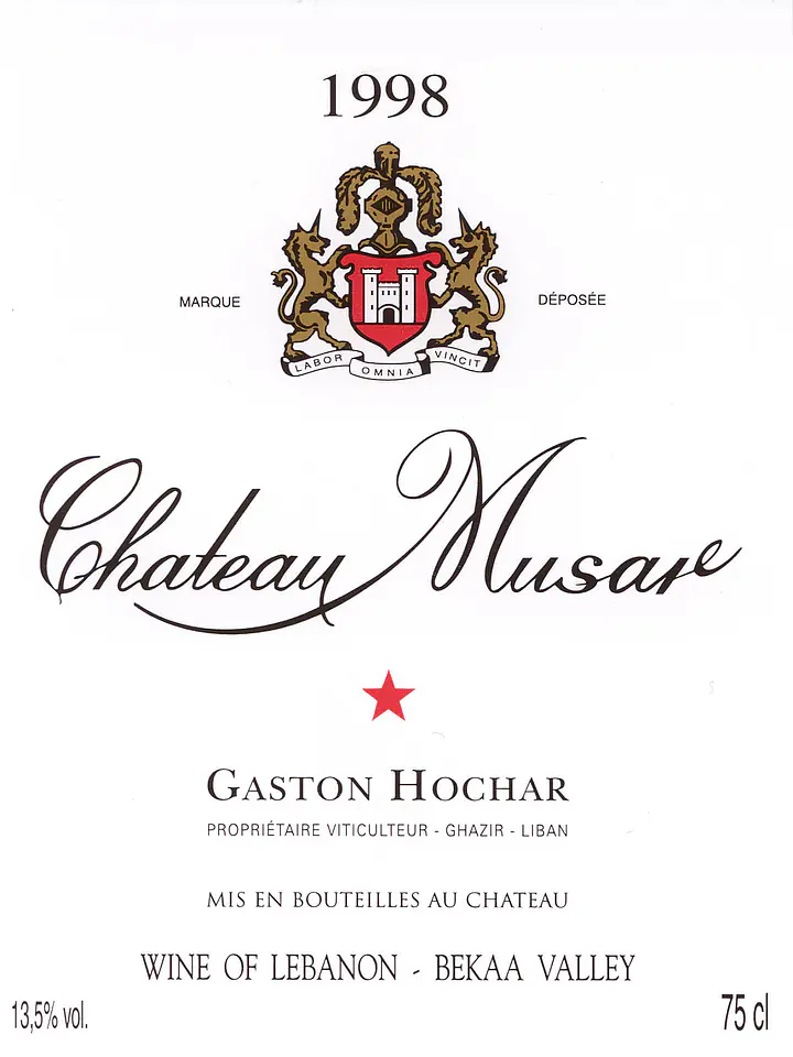 Chateau Musar Red - Master