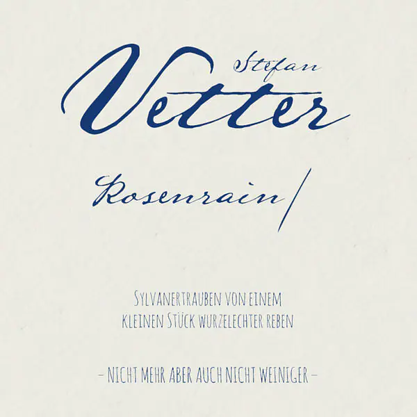 Sylvaner Rosenrain - Master