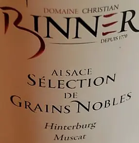 Muscat Hinterburg Sélection de Grains Nobles - Master
