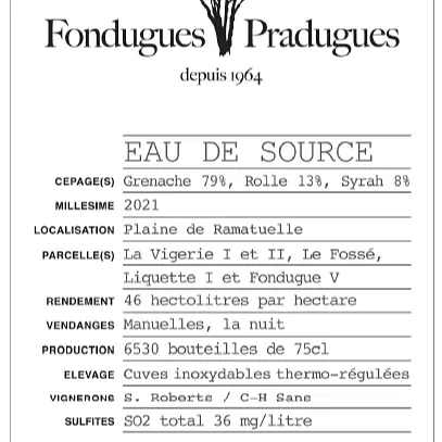 Eau de Source - Master