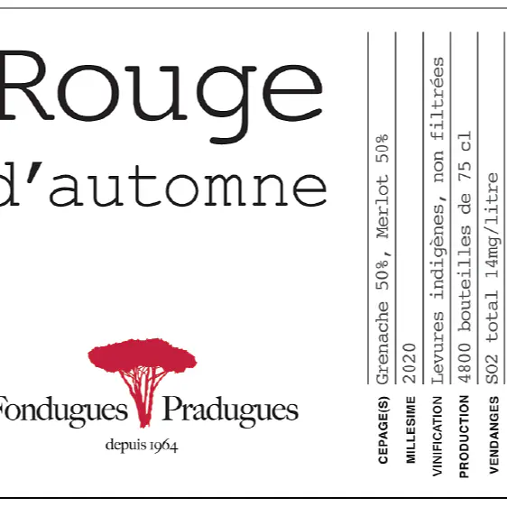 Rouge d'Automne - Master