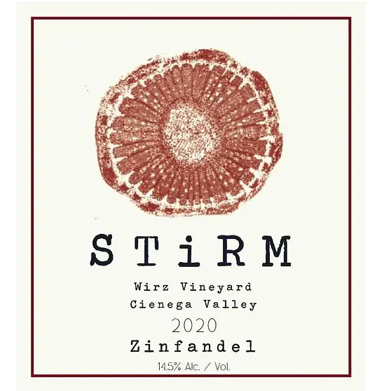 Stirm Wine Co. Wirz Vineyard "Old Vine" Zinfandel - Master