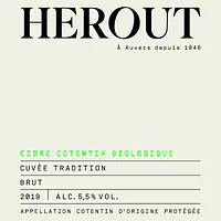 CUVÉE TRADITION - Cidre COTENTIN AOC bio (brut) - Master