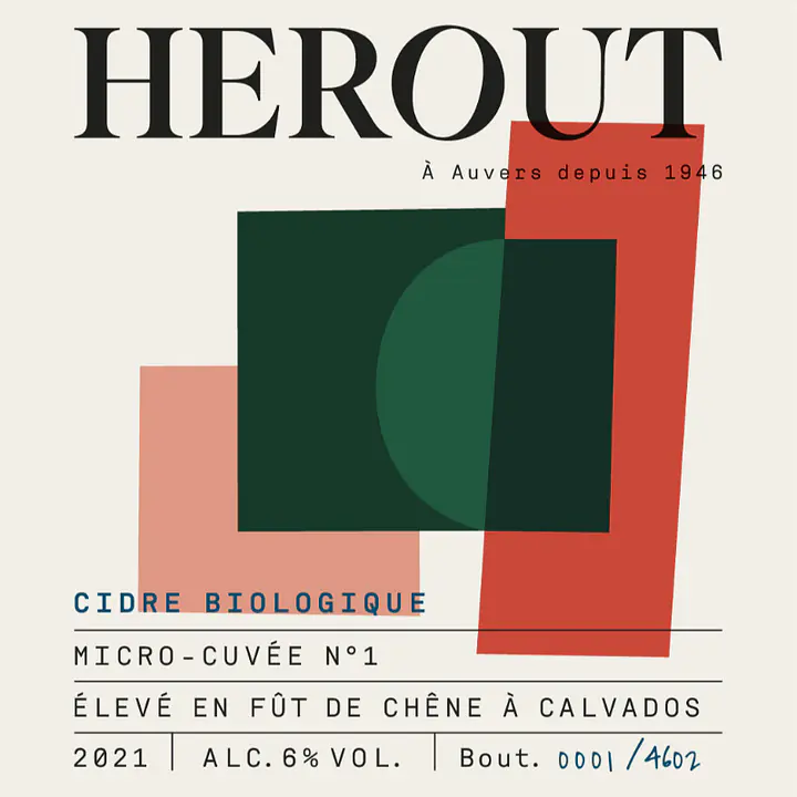 MICRO-CUVÉE N°1 bio - cider fermented in Calvados barrels (3 months) - Master