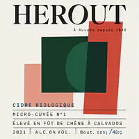 MICRO-CUVÉE N°1 bio - cider fermented in Calvados barrels (3 months) - Master