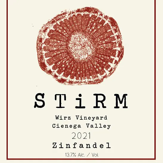 Stirm 2021 Wirz Vineyard Zinfandel - Master
