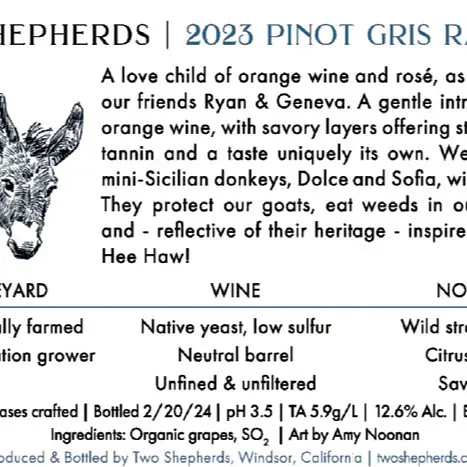Pinot Gris ramato - Master