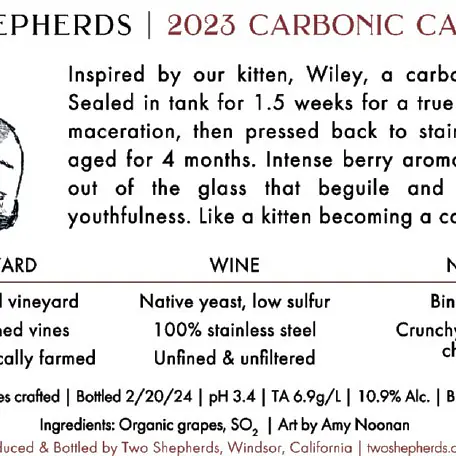 Wiley Carbonic Carignan, chillable red - Master