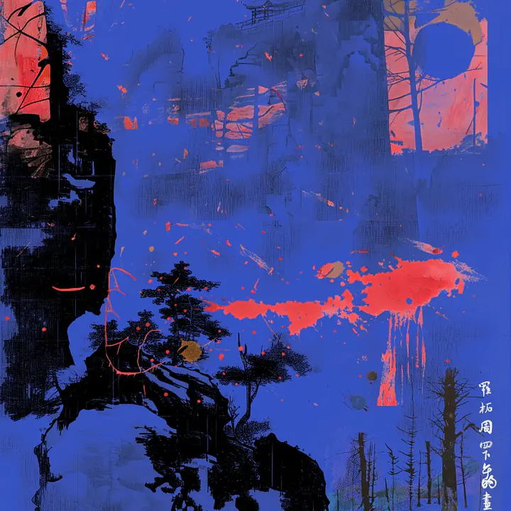 A picture painted by a boy on Thursday afternoon罹柘周四下午的画 - Master