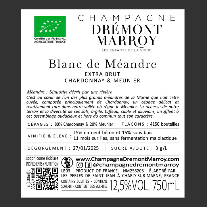 Blanc de Méandre - Master