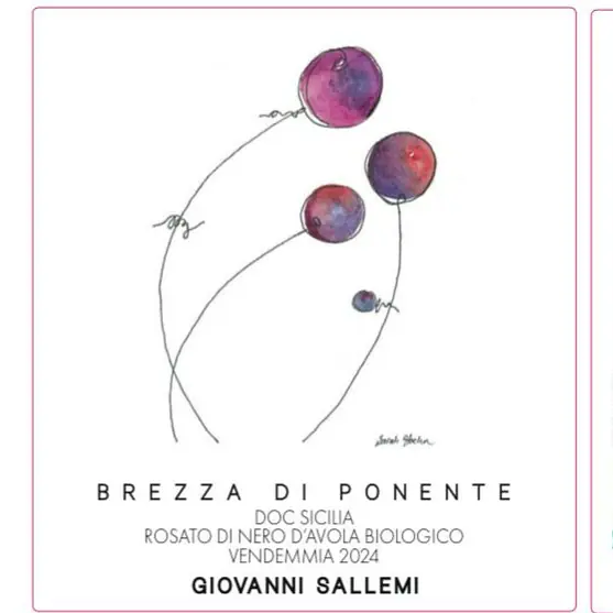 BREZZA DI PONENTE DOC Rosato di Nero d'Avola Biologico - Master