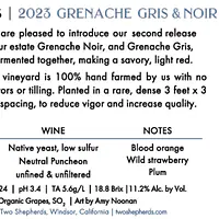 Grenache Gris and Noir co-ferm - Master