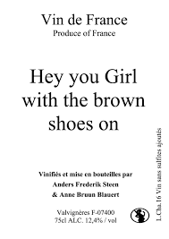 Hey you girl with the brown shoes on