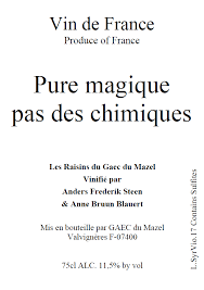 Pure magique pas des chemiques