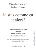 Je suis comme ça et alors?